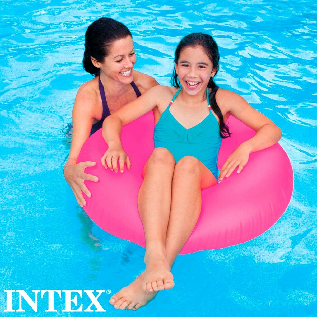 Badring Donut Intex Neon 91 x 91 cm (24 antal) - 12