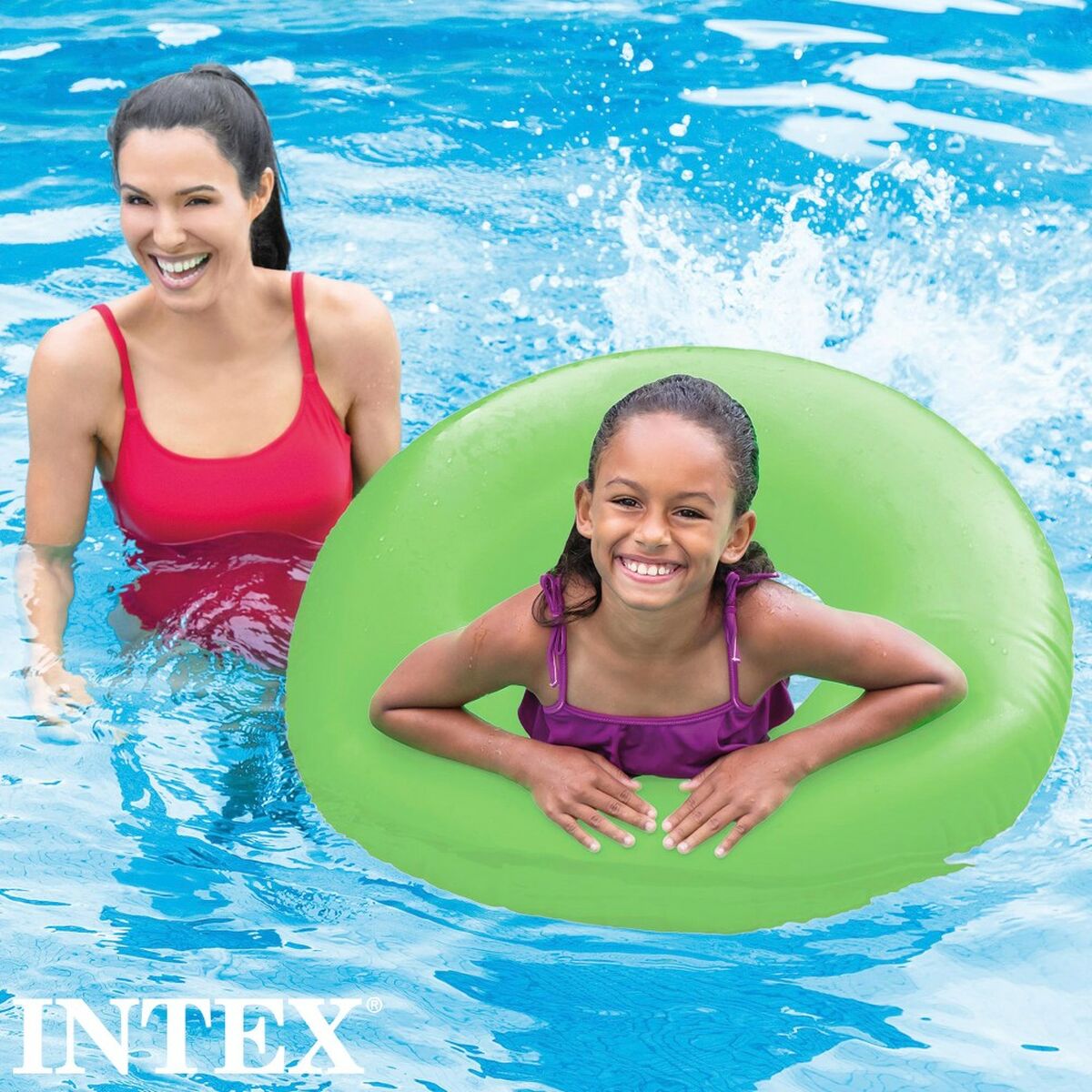 Badring Donut Intex Neon 91 x 91 cm (24 antal) - 13