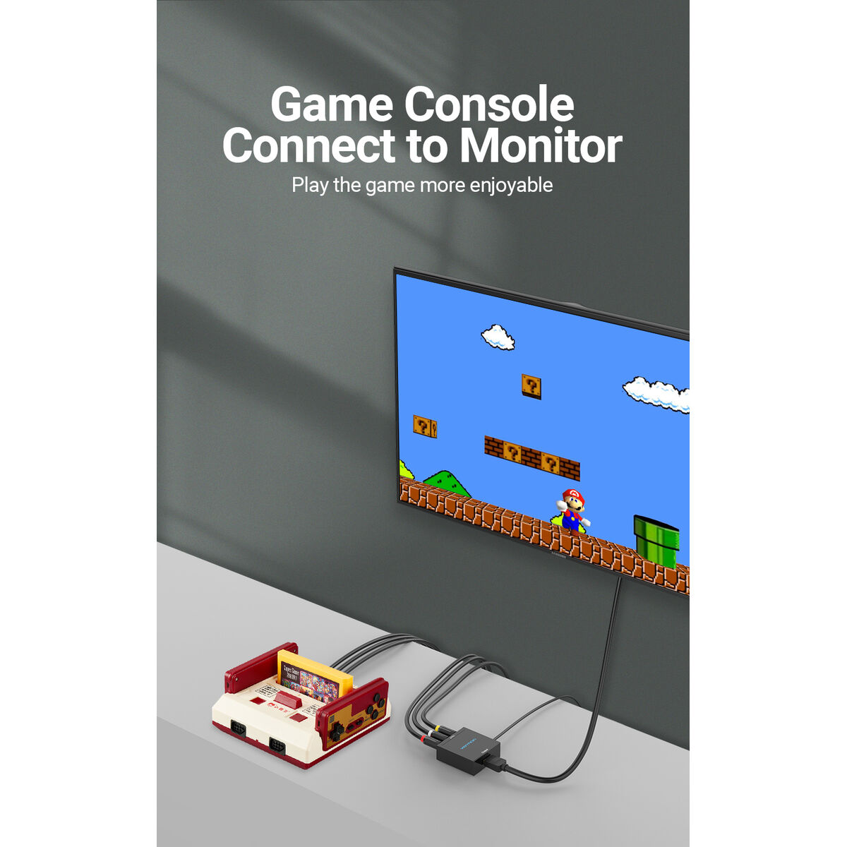 RCA till HDMI Adapter Vention AEFB0 Svart - 2