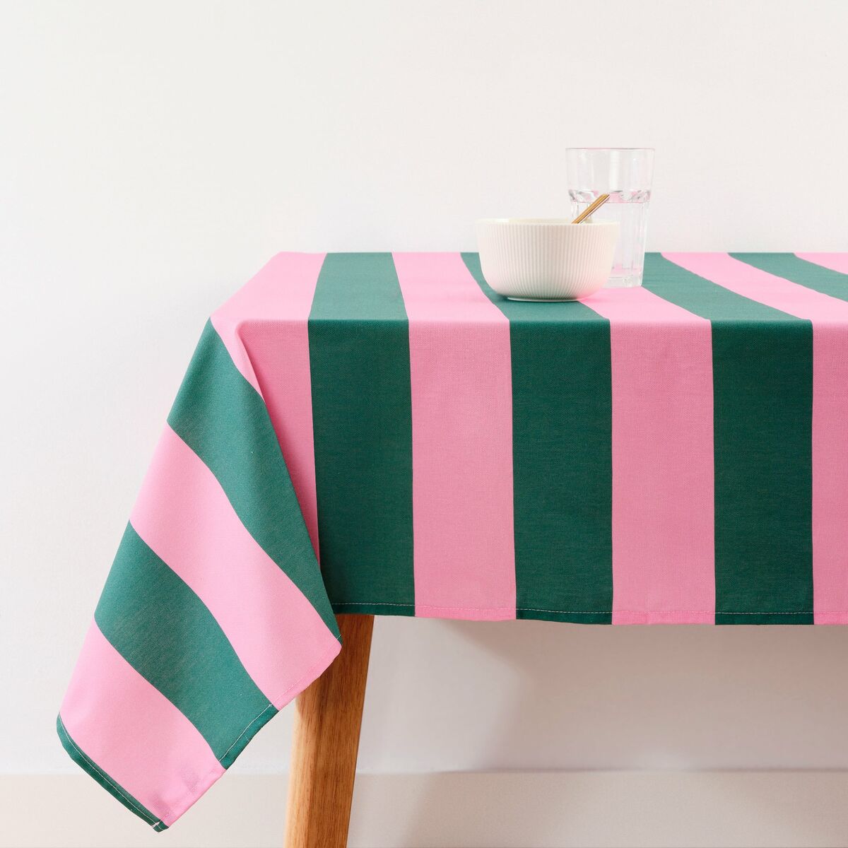 Bordsduk Belum 0120-410 Multicolour Rosa 300 x 155 cm Ränder - 4
