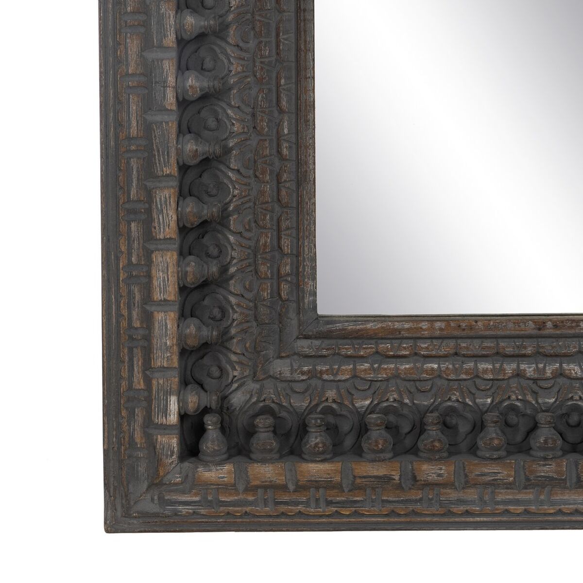 Garderobsspeglar Mörkbrun Vertikalt 67,3 x 5,1 x 176,5 cm - 6