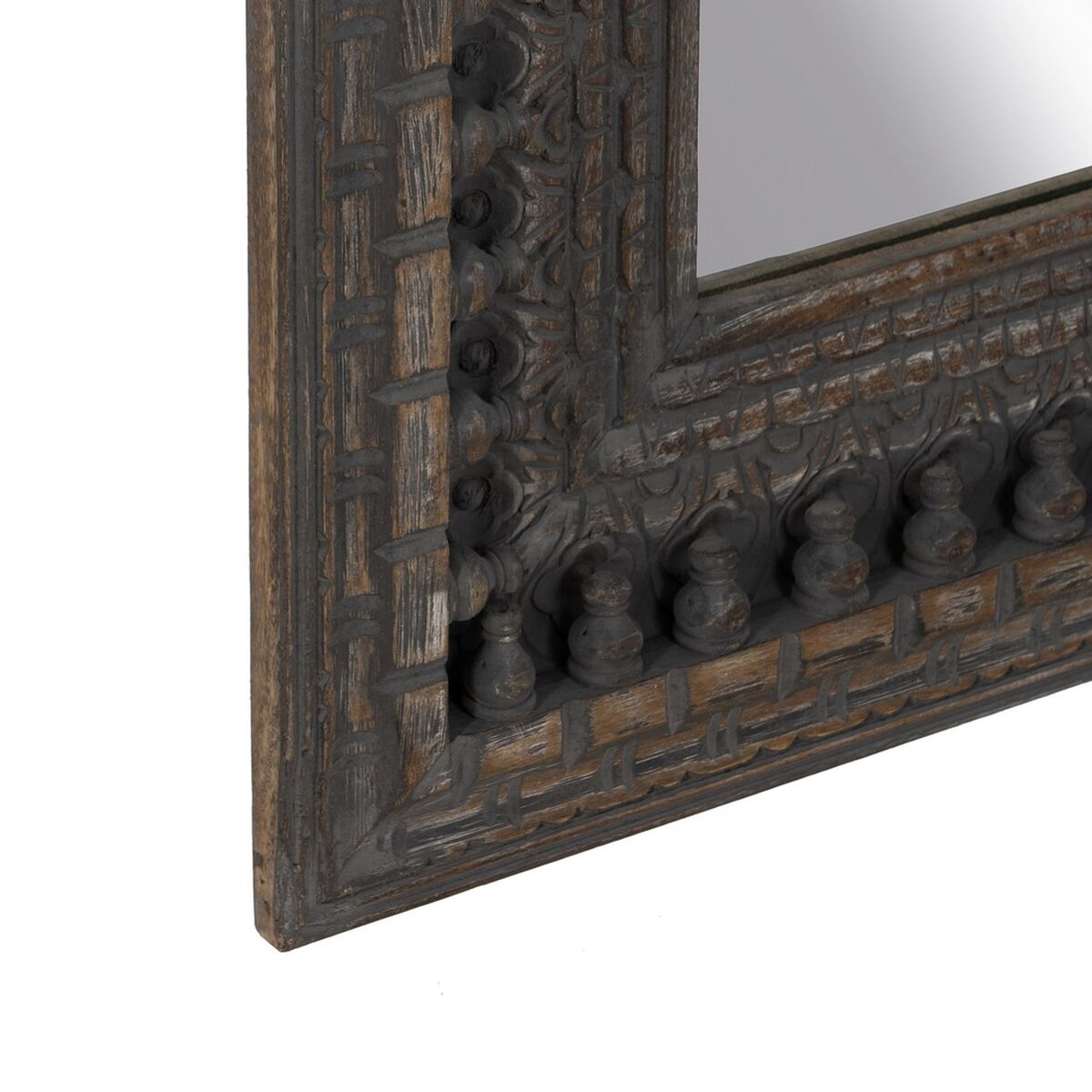 Garderobsspeglar Mörkbrun Vertikalt 67,3 x 5,1 x 176,5 cm - 7