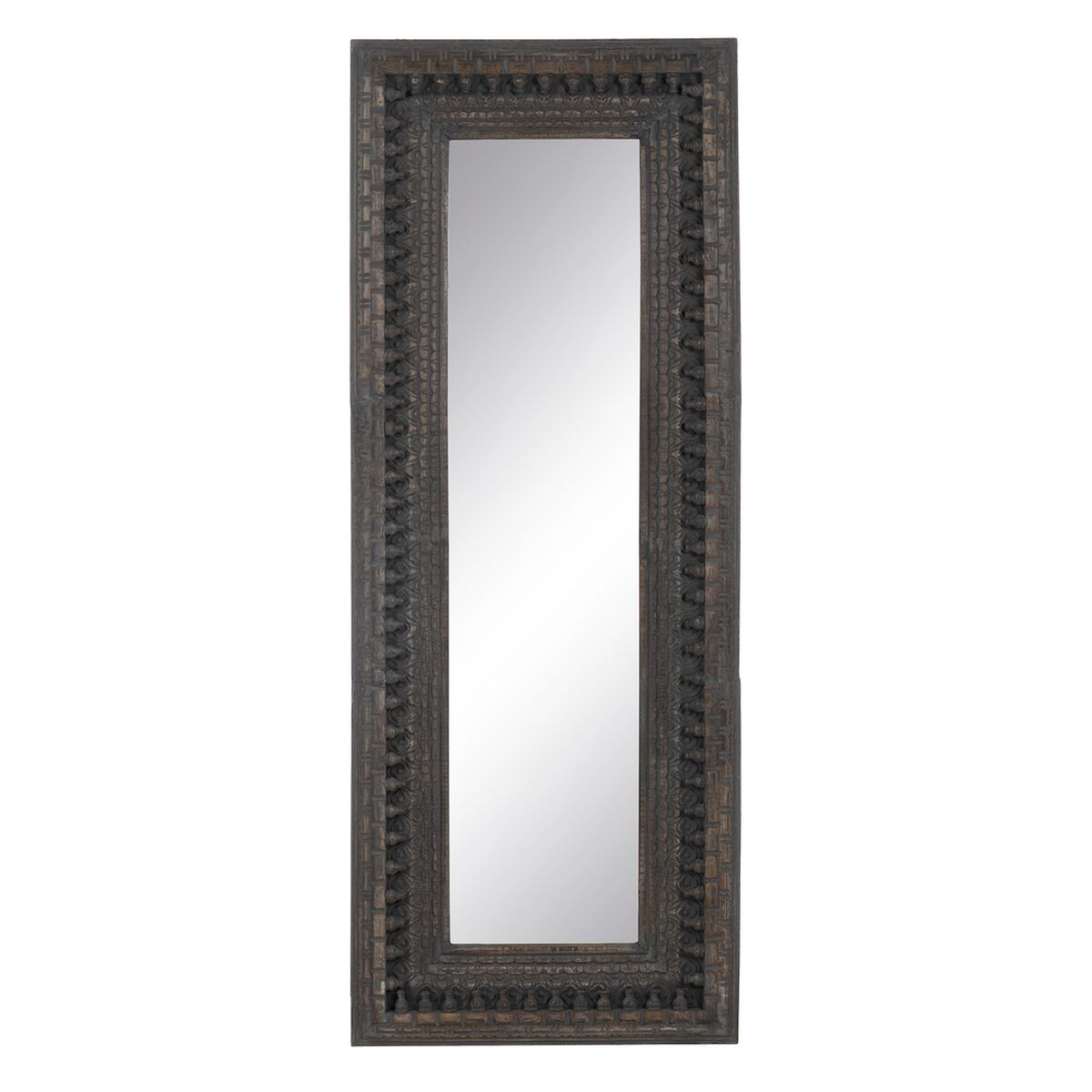 Garderobsspeglar Mörkbrun Vertikalt 67,3 x 5,1 x 176,5 cm - 3