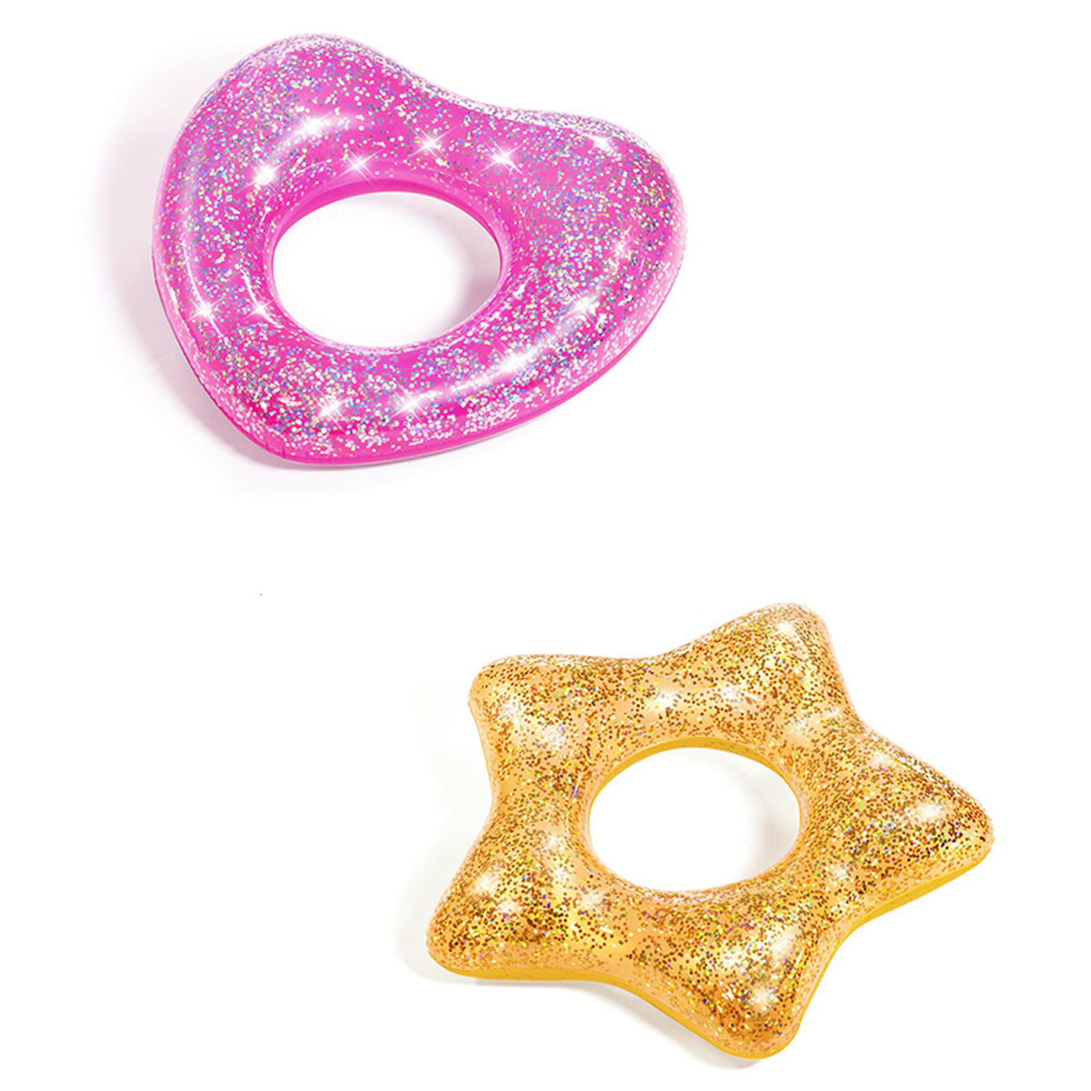 Bestway Glitterflytare Olika Färger Blåsbart D19 cm +10 År Strand och Pool 36141