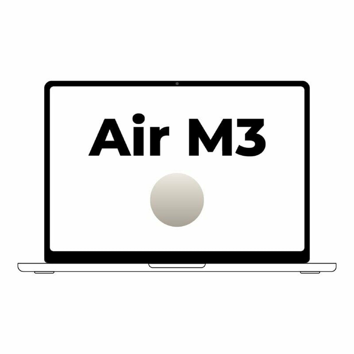 Bärbar dator Apple Macbook Air 13,6' MXCU3Y/A M3 16 GB RAM 512 GB SSD
