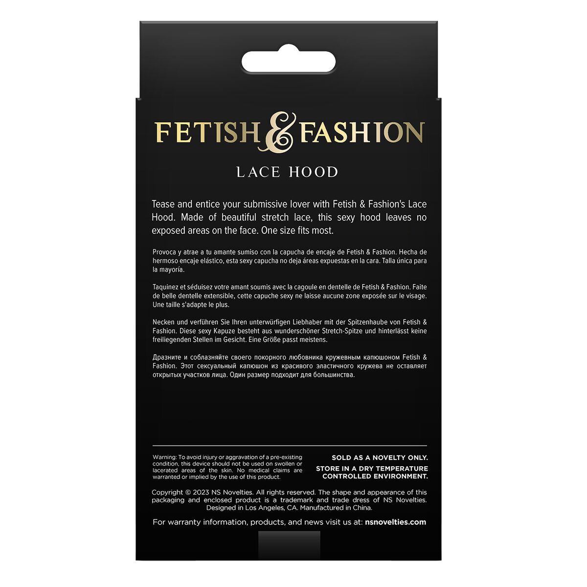Mask NS Novelties Fetish & Fashion Vit - 5