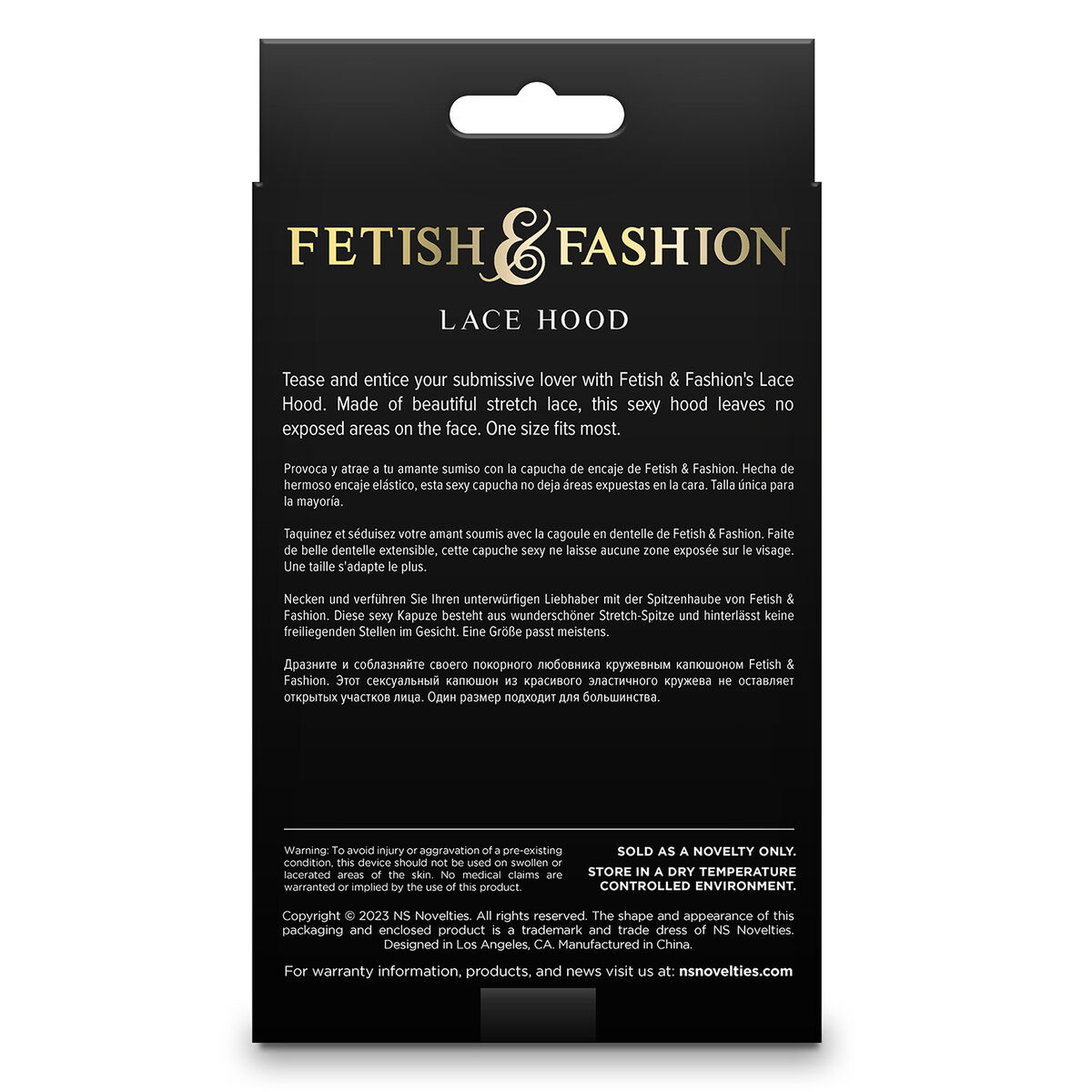 Mask NS Novelties Fetish & Fashion Vit - 4