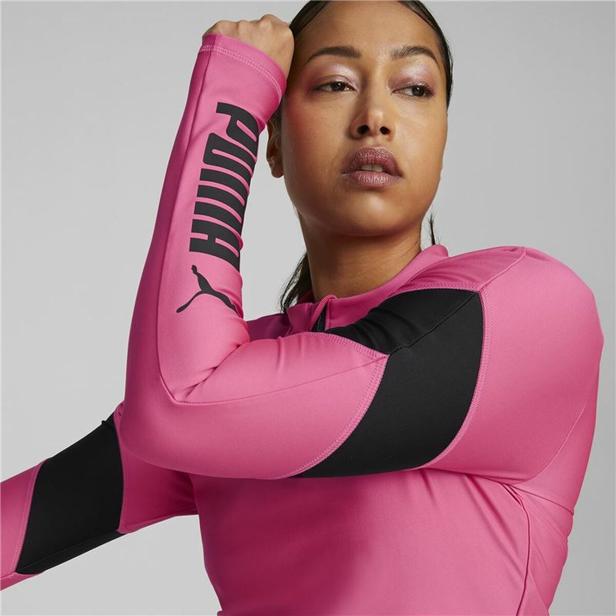 T-shirt med lång ärm Dam Puma Fuchsia - 4