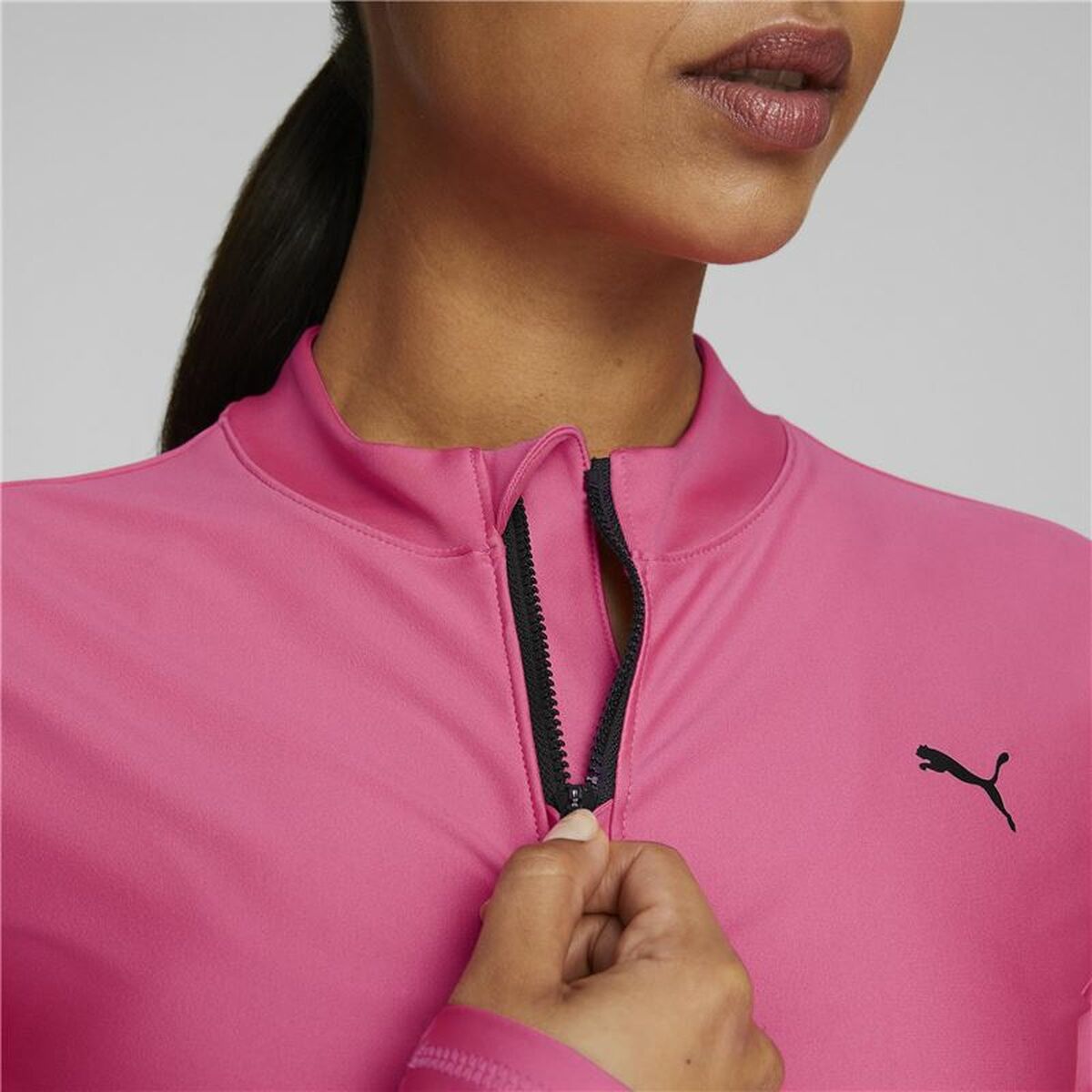 T-shirt med lång ärm Dam Puma Fuchsia - 5