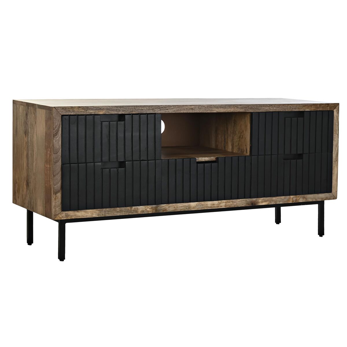 TV-möbler DKD Home Decor Metall Mangoträ (125 x 40 x 55 cm) - 9