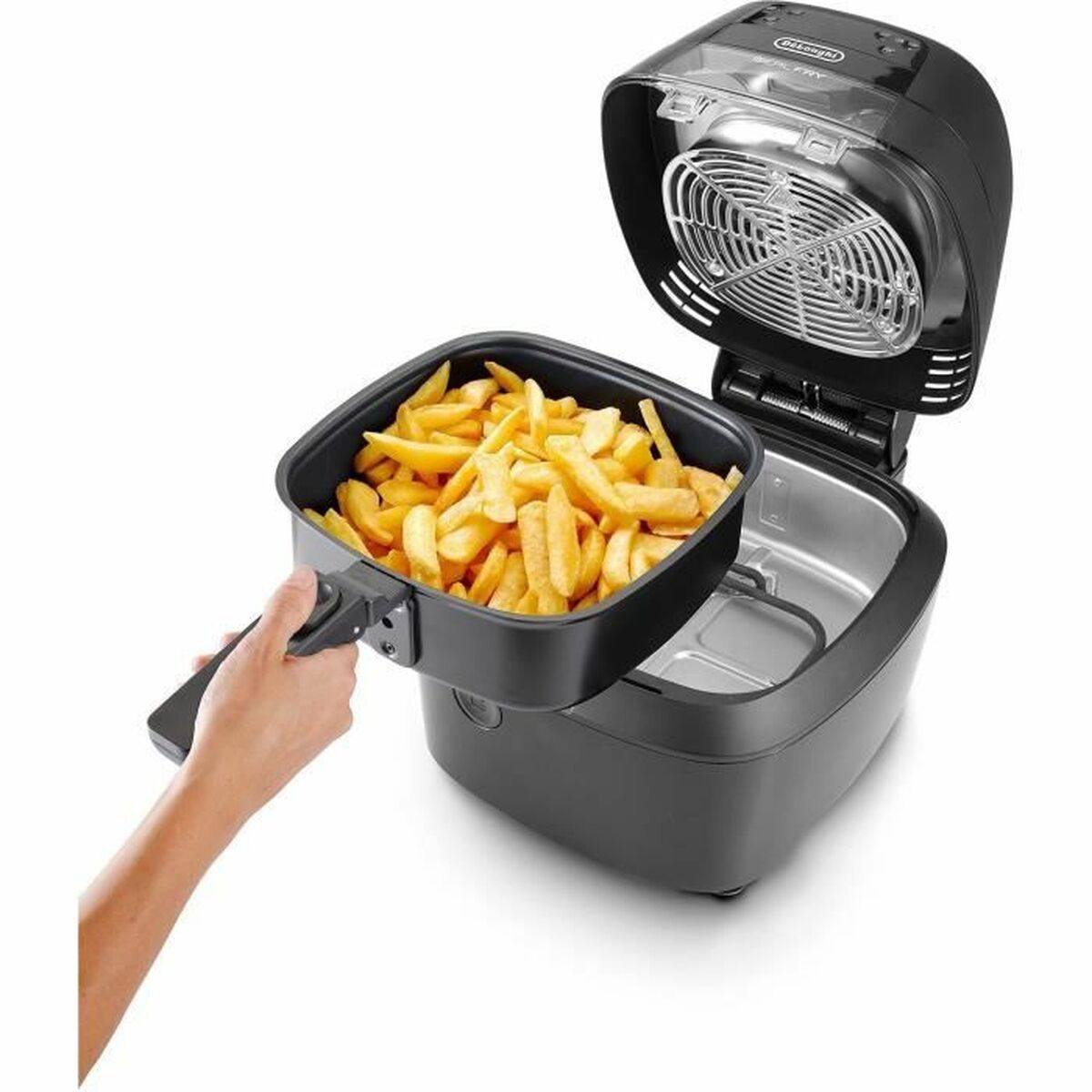 Luftfritös DeLonghi Svart 1400 W 1,25 kg - 7
