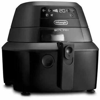 Luftfritös DeLonghi Svart 1400 W 1,25 kg