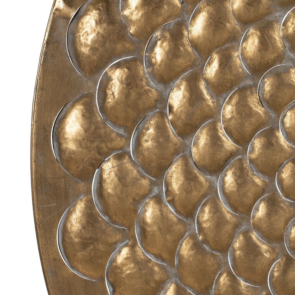 Väggspegel Gyllene 100 x 3 x 100 cm - 5