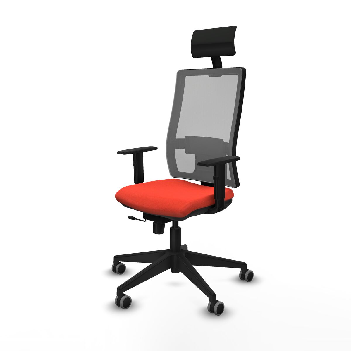 Kontorsstol med nackstöd Piqueras y Crespo 1D066G1 Mörk Orange - 2