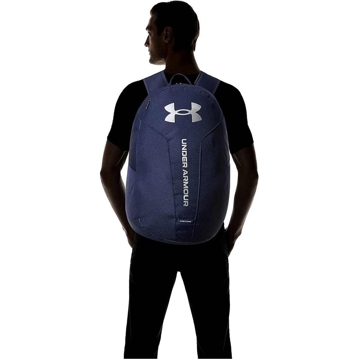 Träningsväska Under Armour Hustle Lite Marinblå - 2