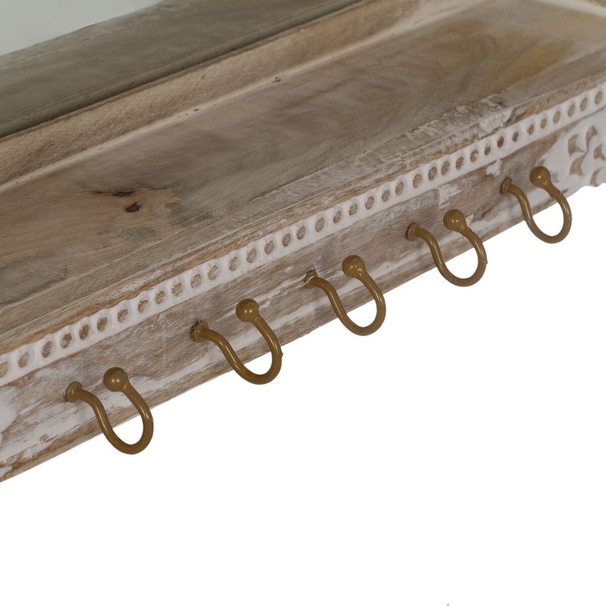 Väggspegel Vit Beige Vertikalt 61 x 10,79 x 38 cm - 5