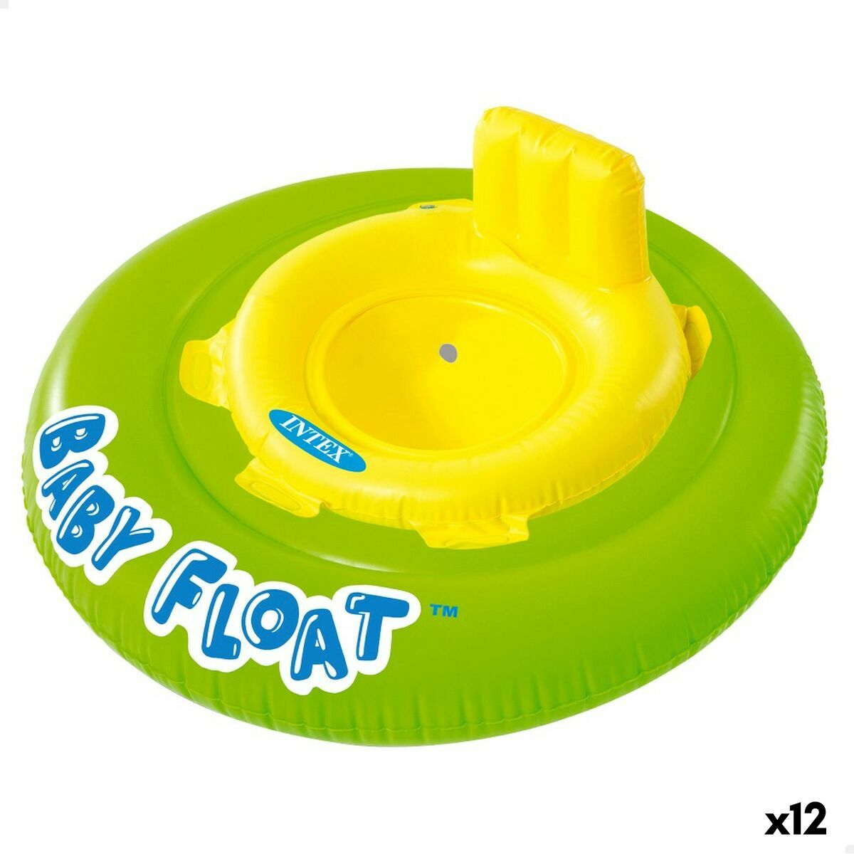 Flytetyg för barn Intex Gul Grön Ø 76 cm (12 antal)