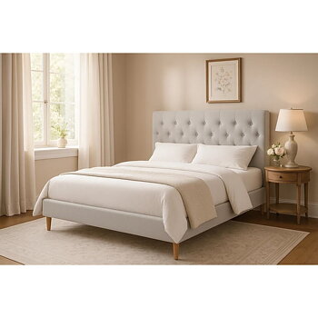 Säng Home ESPRIT Beige 170 X 219 X 104 CM