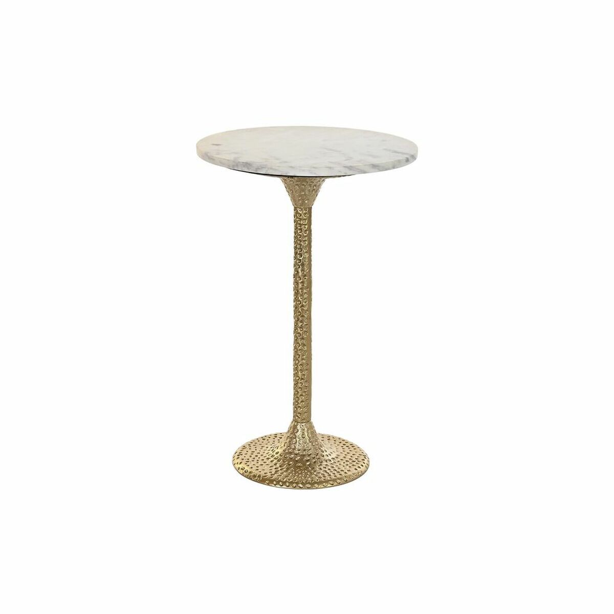 Sidobord DKD Home Decor Vit Gyllene 40 x 40 x 61 cm - 5