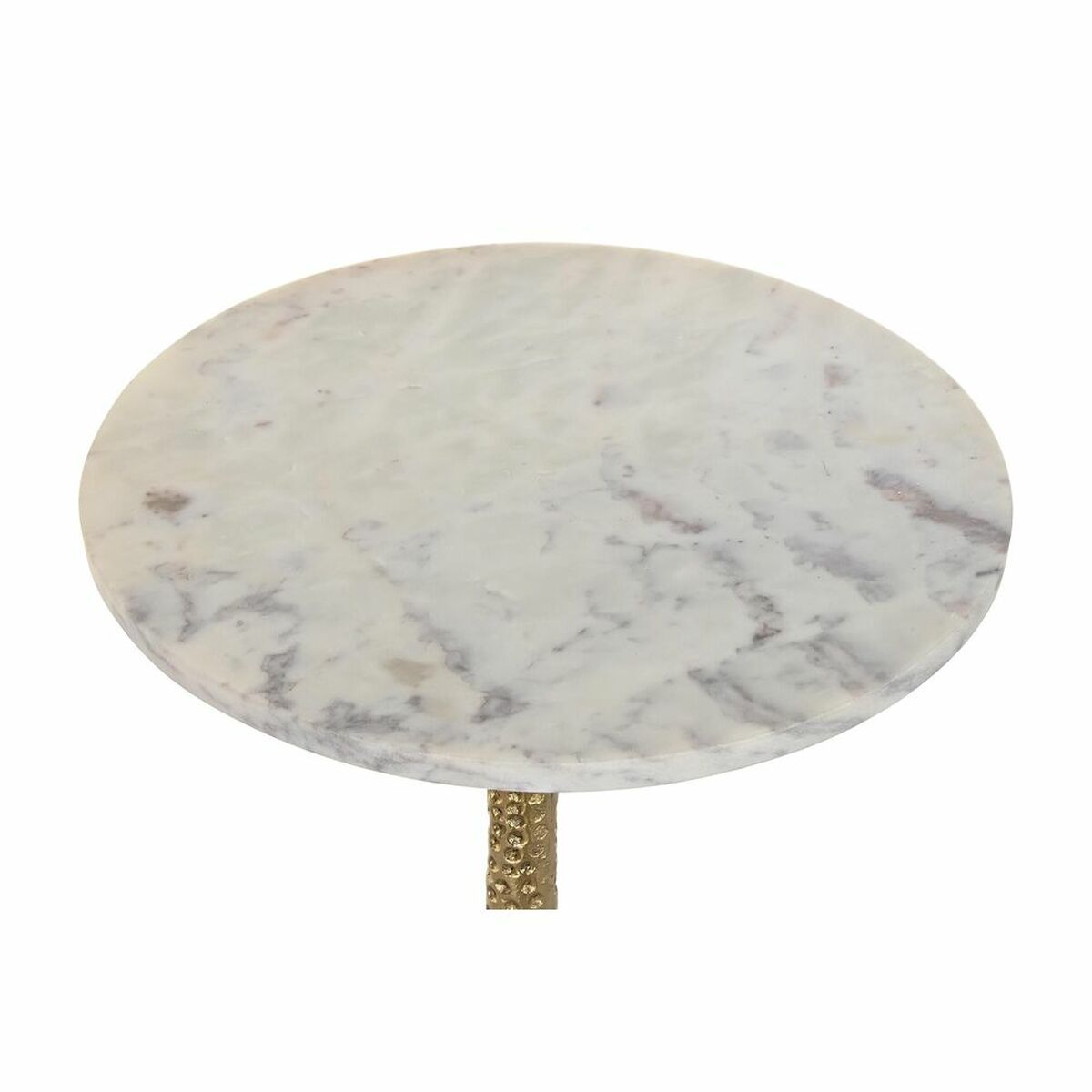 Sidobord DKD Home Decor Vit Gyllene 40 x 40 x 61 cm - 4
