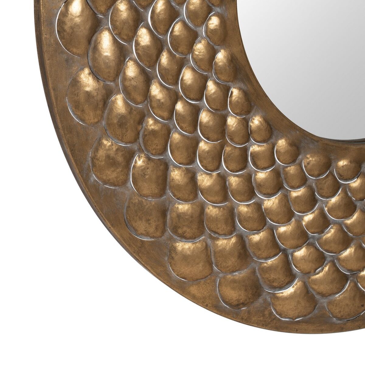 Väggspegel Gyllene 81 x 3 x 81 cm - 4