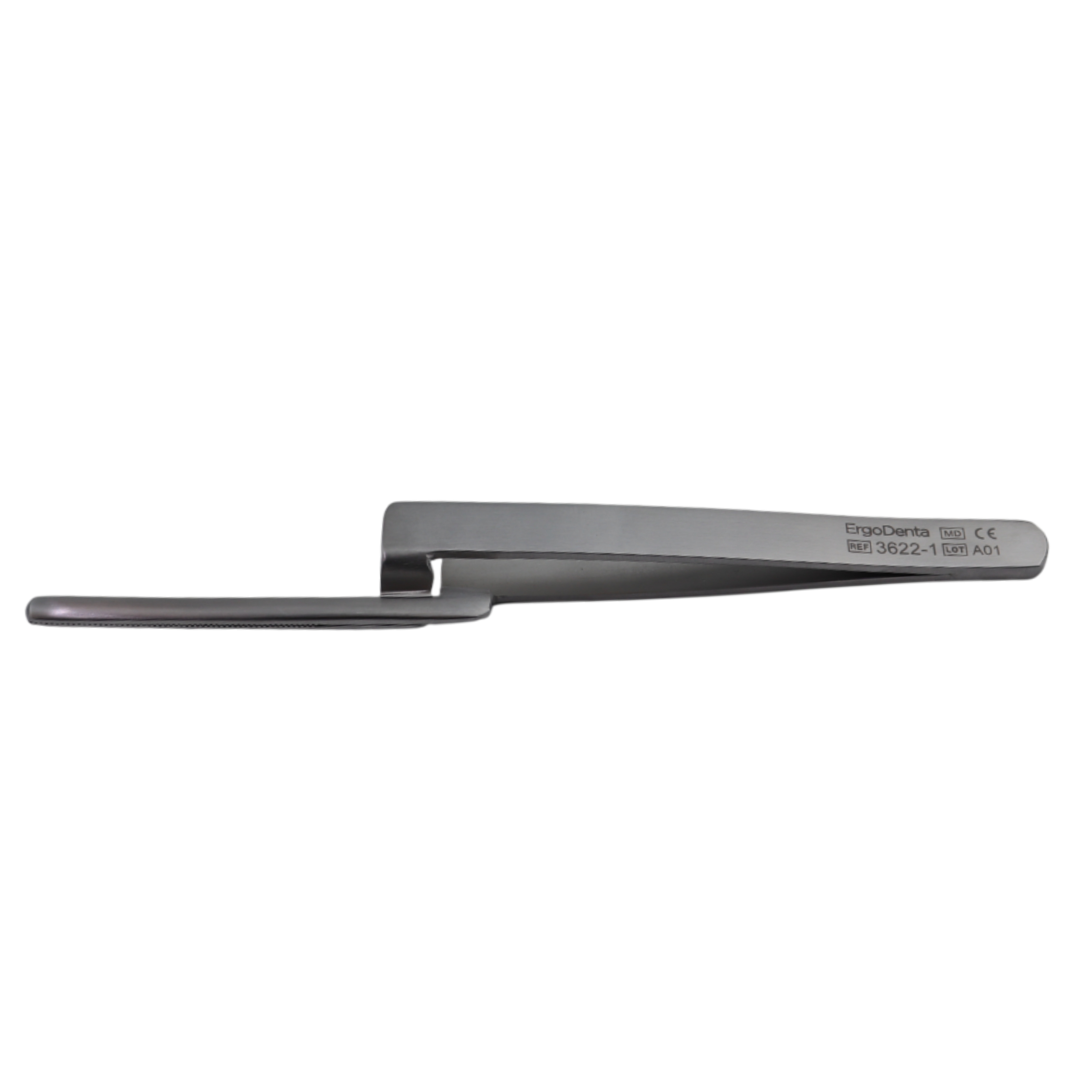 Miller Tweezer, Serrated, Straight, 16cm - 2