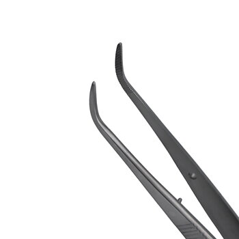 Perry Tweezer, Curved, 13cm