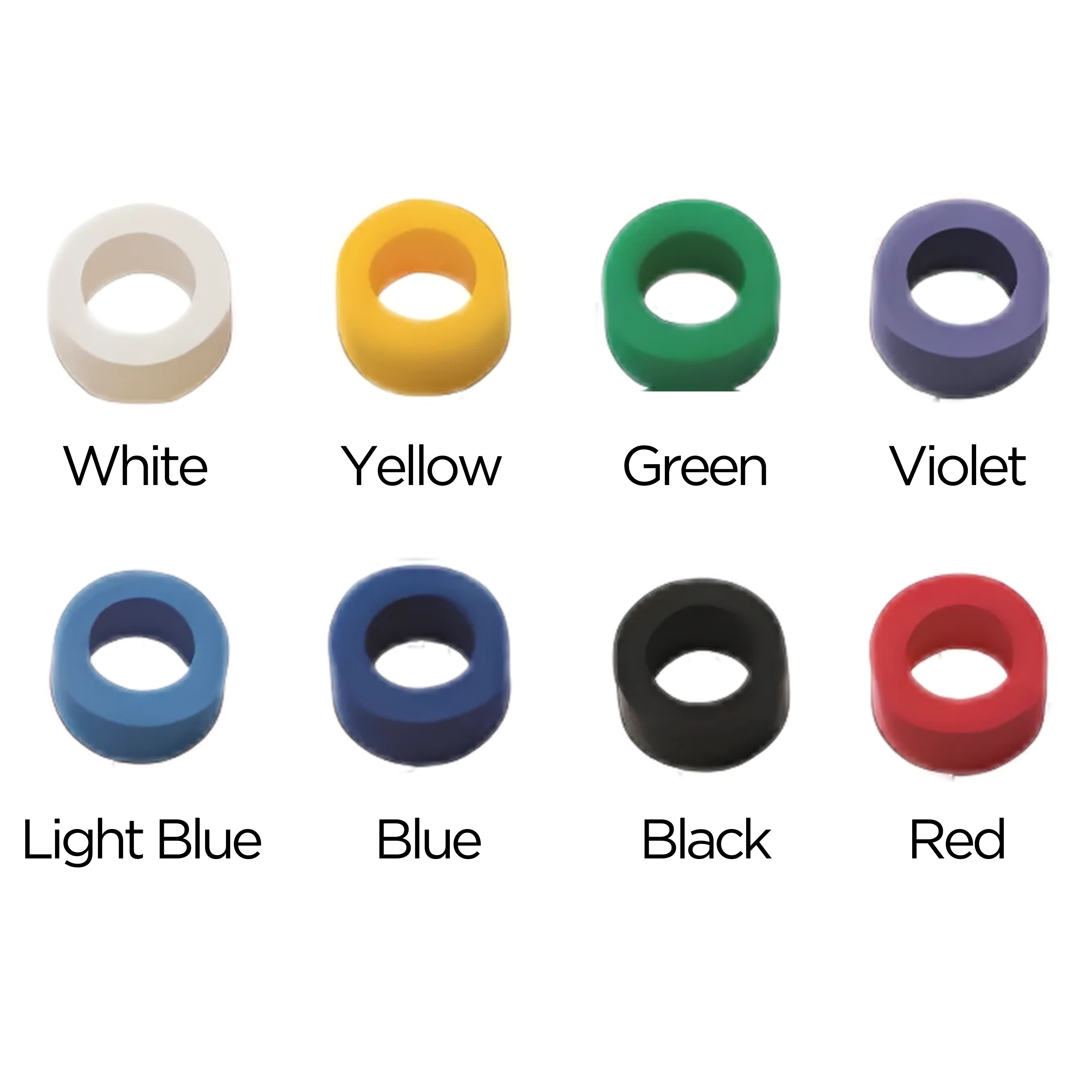 Color Coded Rings-Yellow