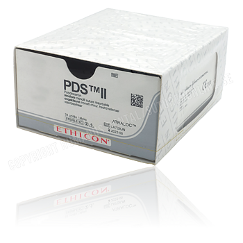 PDS II suture 0,  W9261T, CTX 150 cm loop purple