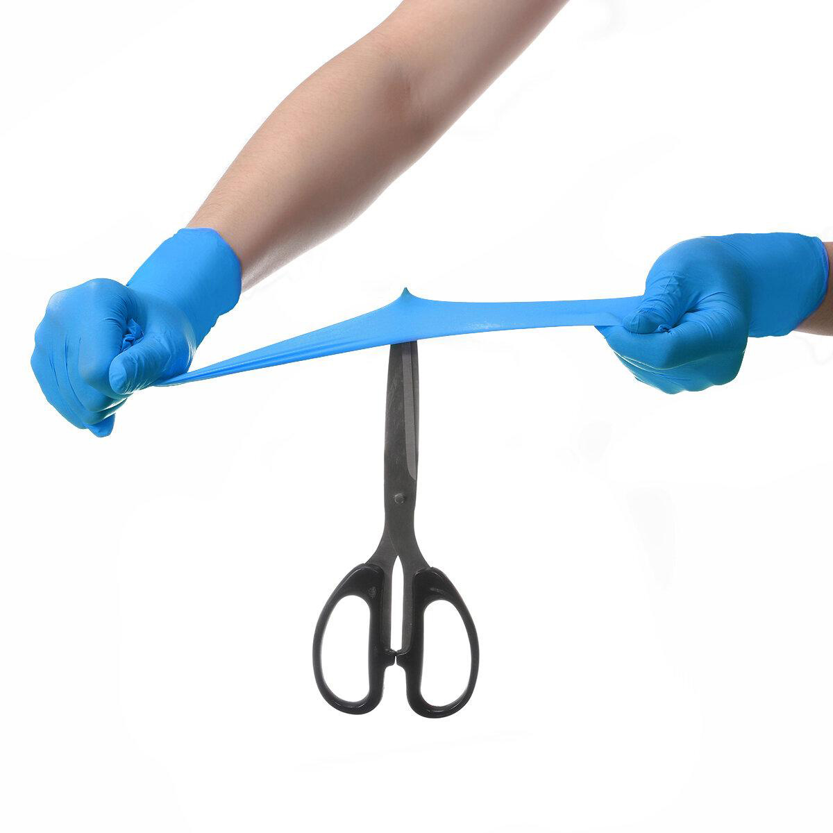 Examination glove nitrile M Blue 10 x 100 pcs - 4