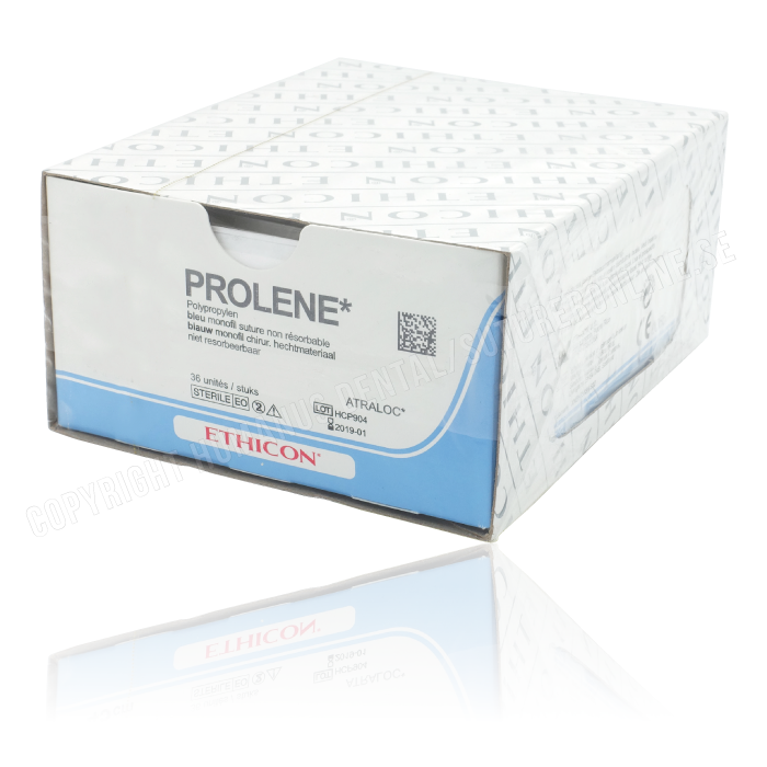 Prolene suture 6-0, 8660H, FS-3 needle, 45 cm blue