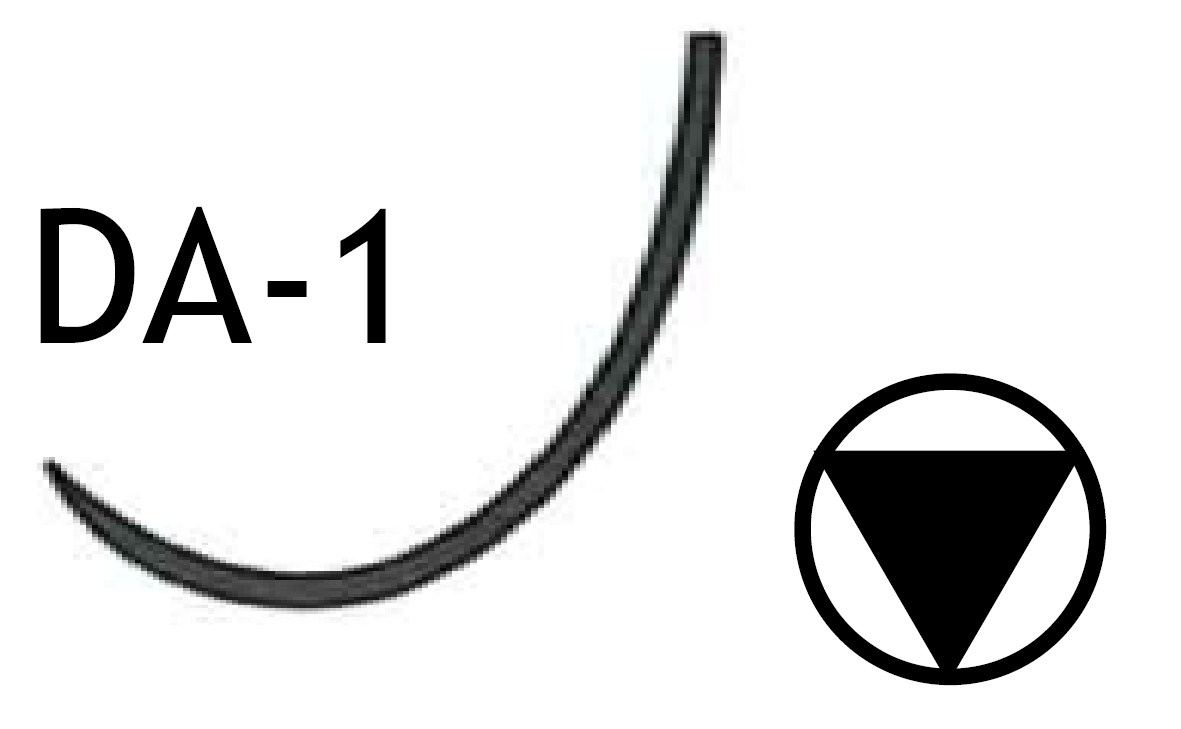 Silke sutur 4-0, 18534G, DA-1 needle VB, 45 cm black - 3