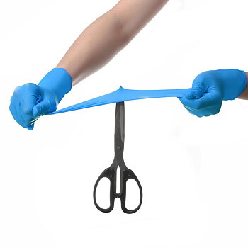 Examination glove nitrile S Blue 100 pcs