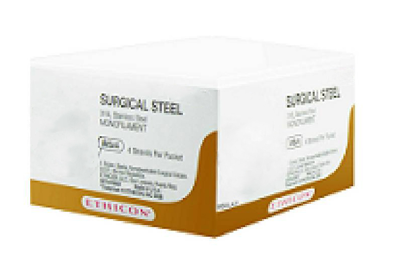 Steel suture 5,  MEH7216G, 5 CCS ROTATING 6X45 cm monofilament - 2
