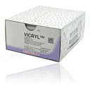 Vicryl suture 0, J485H, CP 90 cm purple