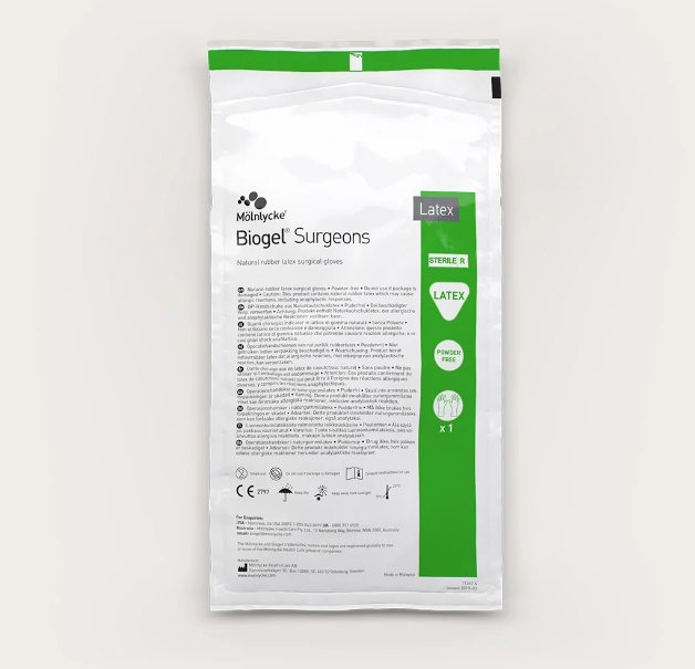 Biogel Surgeons puderfri OP-handske 6,5, 50 par - 3