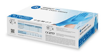 Examination glove nitrile M Blue 100 pcs