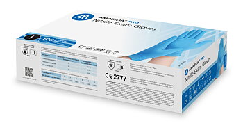 Examination glove nitrile L Blue 100 pcs
