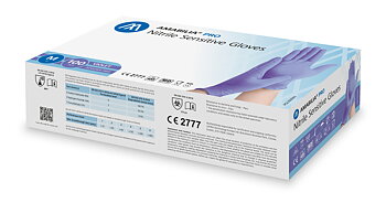 Examination glove sensitive nitrile M Purple 100 pcs