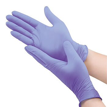 Examination glove sensitive nitrile XL Purple 100 pcs