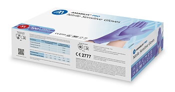 Examination glove sensitive nitrile XL Purple 100 pcs
