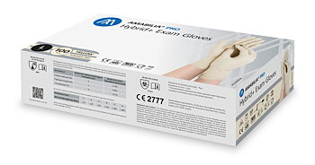 Disposable glove Hybrid+ L Yellow 100 pcs