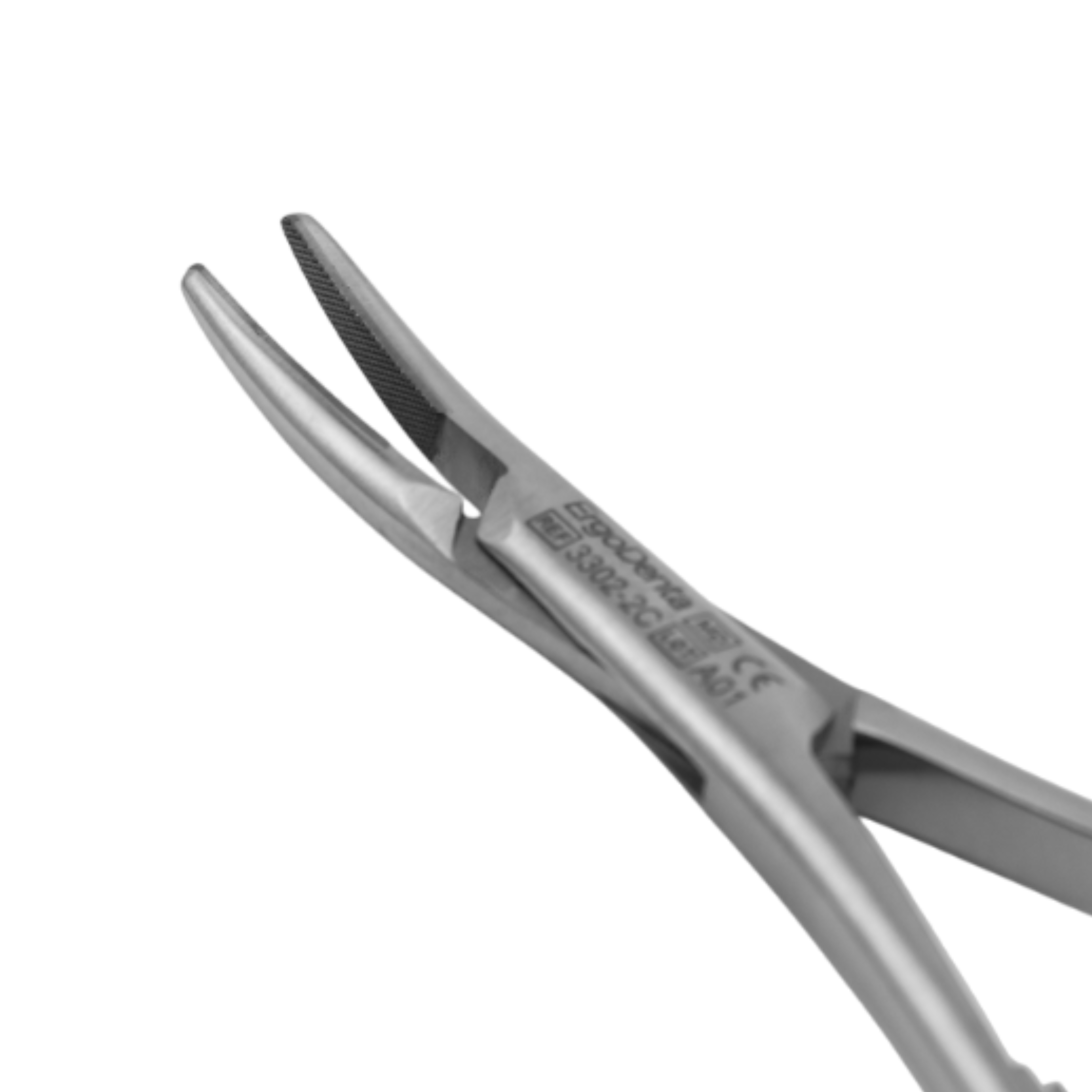 Mathieu Needle Holder, Curved, 17cm, TC - 3