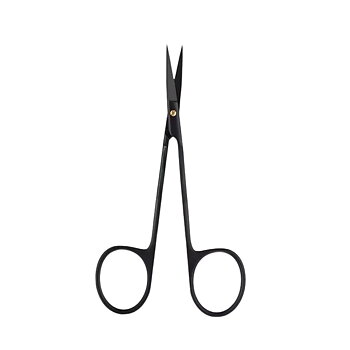 Iris Scissor, Curved, 11.5cm, Black, Super-cut, TC