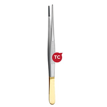 Anatomical Dressing Forceps, Standard Pattern, 13cm, TC