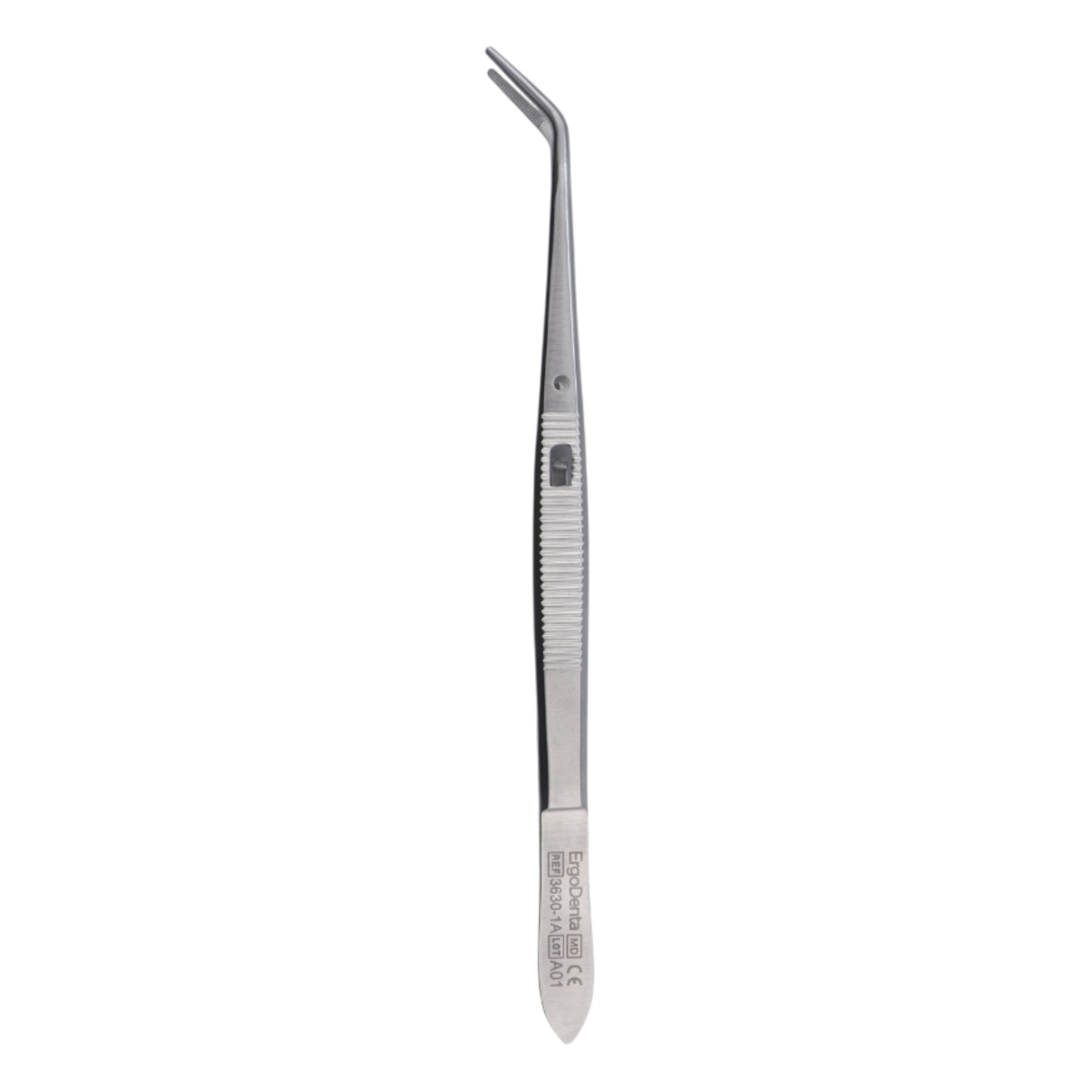 College Tweezer, Serrated, with Lock, 15cm