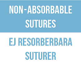 Non-absorbable sutures