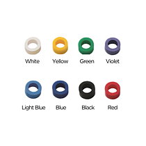Color-coded rings, large