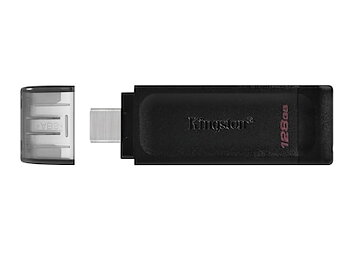 Kingston DataTraveler 70 128GB USB-C 3.2 Gen 1 USB stick Sort