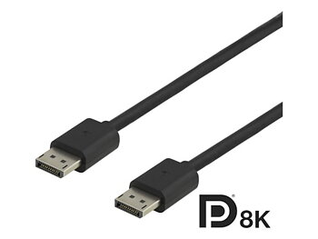 Displayport kabel 1m (svart)
